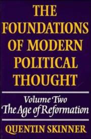 Front cover of The Foundations of Modern Political Thought, Vol. 2 by Quentin Skinner