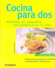 Cover of Cocina Para Dos/cooking for Two by Cornelia Adam