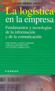 Front cover of La Logistica En La Empresa by Jose M. Castan Farrero