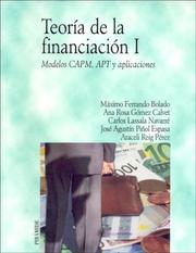 Front cover of Teoria De La Financiacion/ Finance Theory by Maximo F. Ferrando Bolado