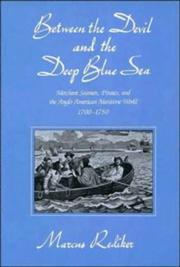 Cover of Between the devil and the deep blue sea by Marcus Buford Rediker