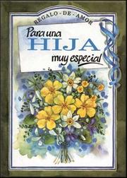 Front cover of Para una hija muy especial by Pam Brown