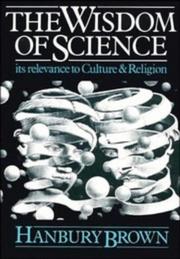 Front cover of The wisdom of science by R. Hanbury Brown