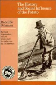Front cover of The History and Social Influence of the Potato by Redcliffe N. Salaman