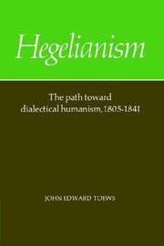 Front cover of Hegelianism by John Edward Toews
