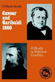 Front cover of Cavour and Garibaldi, 1860 by Denis Mack Smith