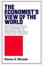 Front cover of The economist's view of the world by Steven E. Rhoads