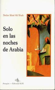 Front cover of Solo en las Noches de Arabia by Sirdar Ikbal Ali Shah