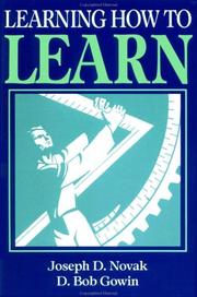 Cover of Learning how to learn by Joseph D. Novak