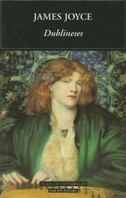 Front cover of Dublineses (Clasicos Universales) by James Joyce