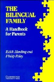 Front cover of The bilingual family by Edith Harding-Esch
