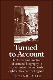 Cover of Turned to account by Lincoln B. Faller