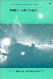 Cover of Pulsar astronomy by A. G. Lyne