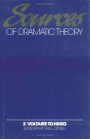 Cover of Sources of Dramatic Theory by Michael J. Sidnell