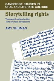 Cover of Storytelling rights by Amy Shuman