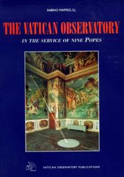 Front cover of The Vatican Observatory by Sabino S. J. Maffeo