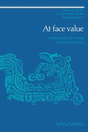 Cover of At Face Value by Sylvia Molloy