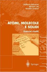 Cover of Atomi, Molecole e Solidi by Adalberto Balzarotti