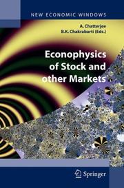 Front cover of Econophysics of Stock and other Markets by Arnab Chatterjee