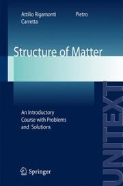 Front cover of Structure of Matter by A. Rigamonti