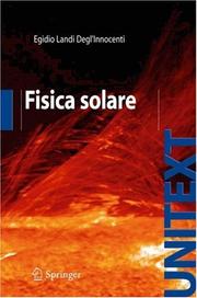 Cover of Fisica Solare (UNITEXT / Collana di Fisica e Astronomia) by Egidio Landi Degl'Innocenti
