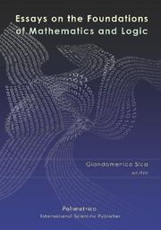 Cover of Essays on the Foundations of Mathematics and Logic 1 by Giandomenico Sica