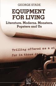 Front cover of Equipment for Living by George Stade