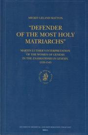 Front cover of Defender of the Most Holy Matriarchs by Mickey Leland Mattox