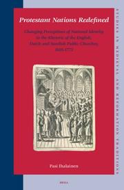 Cover of Protestant nations redefined by Pasi Ihalainen