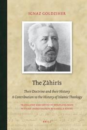 Cover of The Zahiris by Ignaz Goldziher