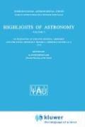 Front cover of Highlights of Astronomy, Volume 3 by G. Contopoulos