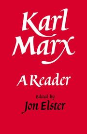 Cover of Karl Marx by Karl Marx