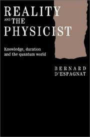 Cover of Reality and the Physicist by Bernard D'Espagnat