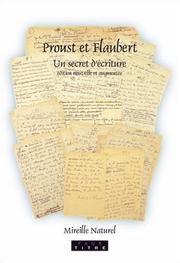 Cover of Proust et Flaubert by Mireille Naturel