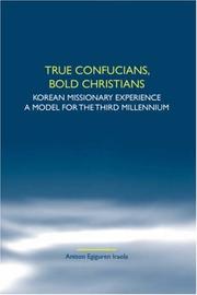Front cover of True Confucians, bold Christians by Antton, Egiguren Iraola