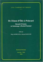 Front cover of De Zénon d'Elée à Poincaré by Rushdī Rāshid