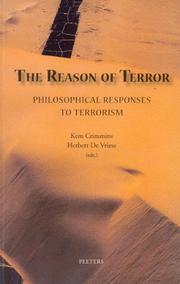 Front cover of The reason of terror by Herbert De Vriese