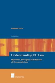 Cover of Understanding EU law by Norbert Reich
