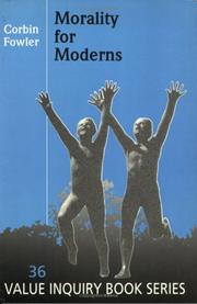 Cover of Morality For Moderns. by Corbin Fowler