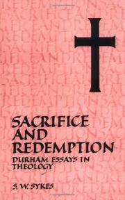 Front cover of Sacrifice and Redemption by S. W. Sykes