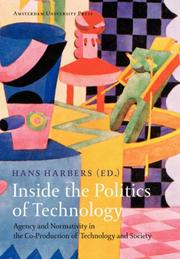 Front cover of Inside the Politics of Technology by Hans Harbers