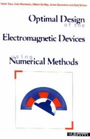 Cover of Optimal Design of the Electromagnetic Devices Using Numerical Methods by Emil Simion