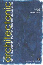 Front cover of The Architectonic of Philosophy by Leslie Kavanaugh
