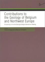 Front cover of Contributions to the geology of Belgium and northwest Europe by Geologica Belgica International Meeting (1st 2002 Katholieke Universiteit te Leuven)