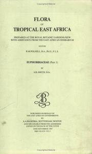 Front cover of Flora of Tropical East Africa - Euphorbiac V1 (1988) (Flora of Tropical East Africa) by Unknown