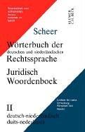 Cover of Legal Dictionary by Matthias Scheer