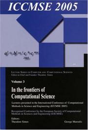 Cover of In the frontiers of computational science by International Conference of Computational Methods in Sciences and Engineering (2005 Corinth, Greece)