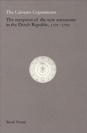 Front cover of The Calvinist Copernicans by Rienk Vermij