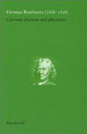 Cover of Herman Boerhaave (1668-1738): Calvinist Chemist and Physician (Edita - History of Science and Scholarship in the Netherlands) by Rina Knoeff