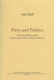 Front cover of Piety & Politics by Ann Kull